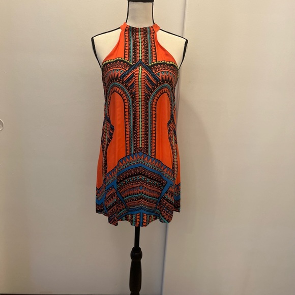 Alexie Dresses & Skirts - Tribal, print, dress halter neck, and arm hold 12 inches length 30 inches